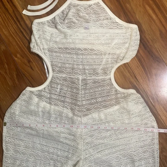 Yitty off white knit flare leg jumpsuit, size 1X, NWT. - Picture 9 of 16